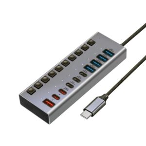 10-in-1 High Speed Multi-Port 5Gbps Data & Charging Hub